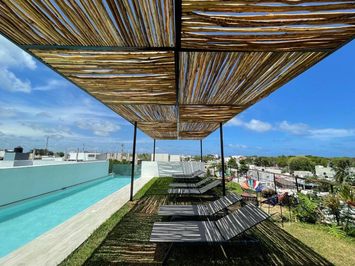 Katalox Jungle Lofts By Simply Comfort Tulum Centre Rooftop Patio & Pool Leilighet Eksteriør bilde