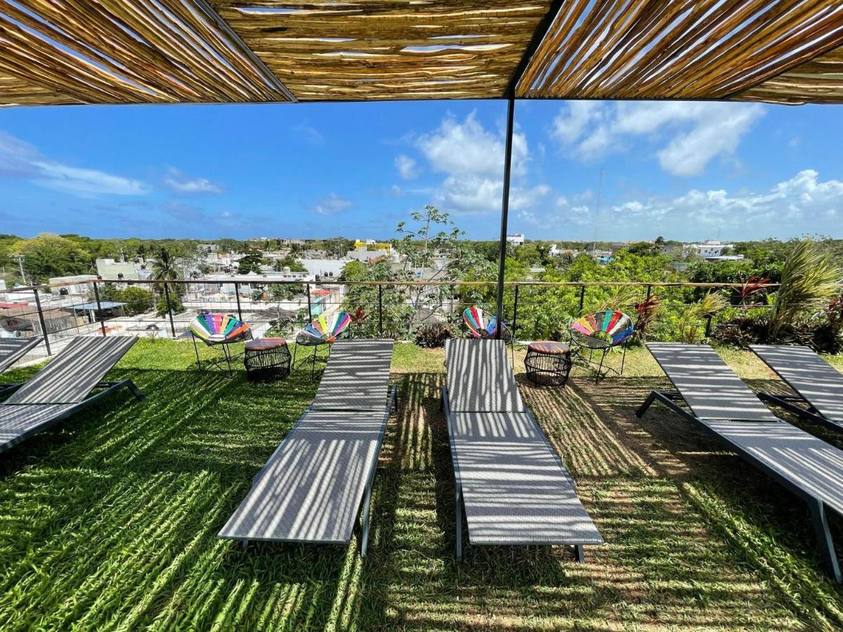 Katalox Jungle Lofts By Simply Comfort Tulum Centre Rooftop Patio & Pool Leilighet Eksteriør bilde