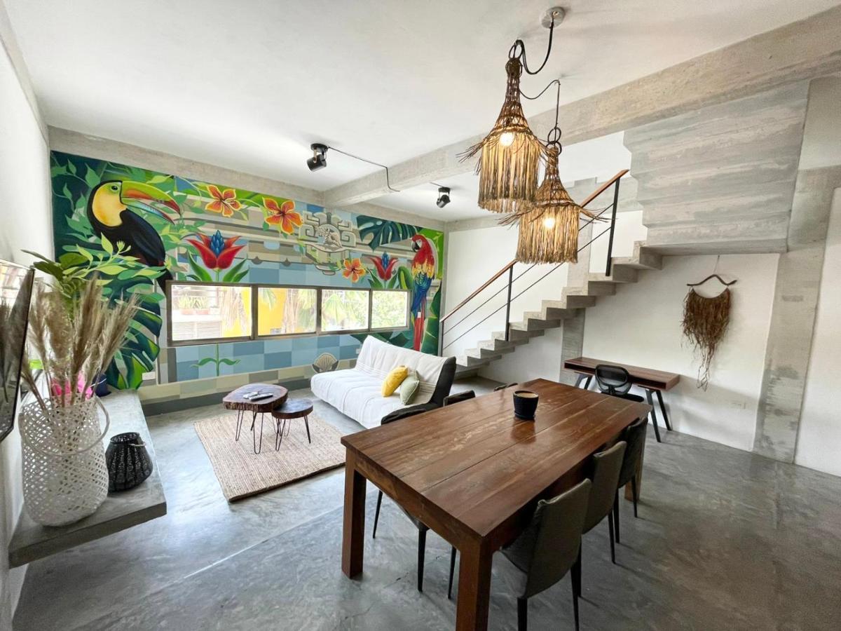 Katalox Jungle Lofts By Simply Comfort Tulum Centre Rooftop Patio & Pool Leilighet Eksteriør bilde