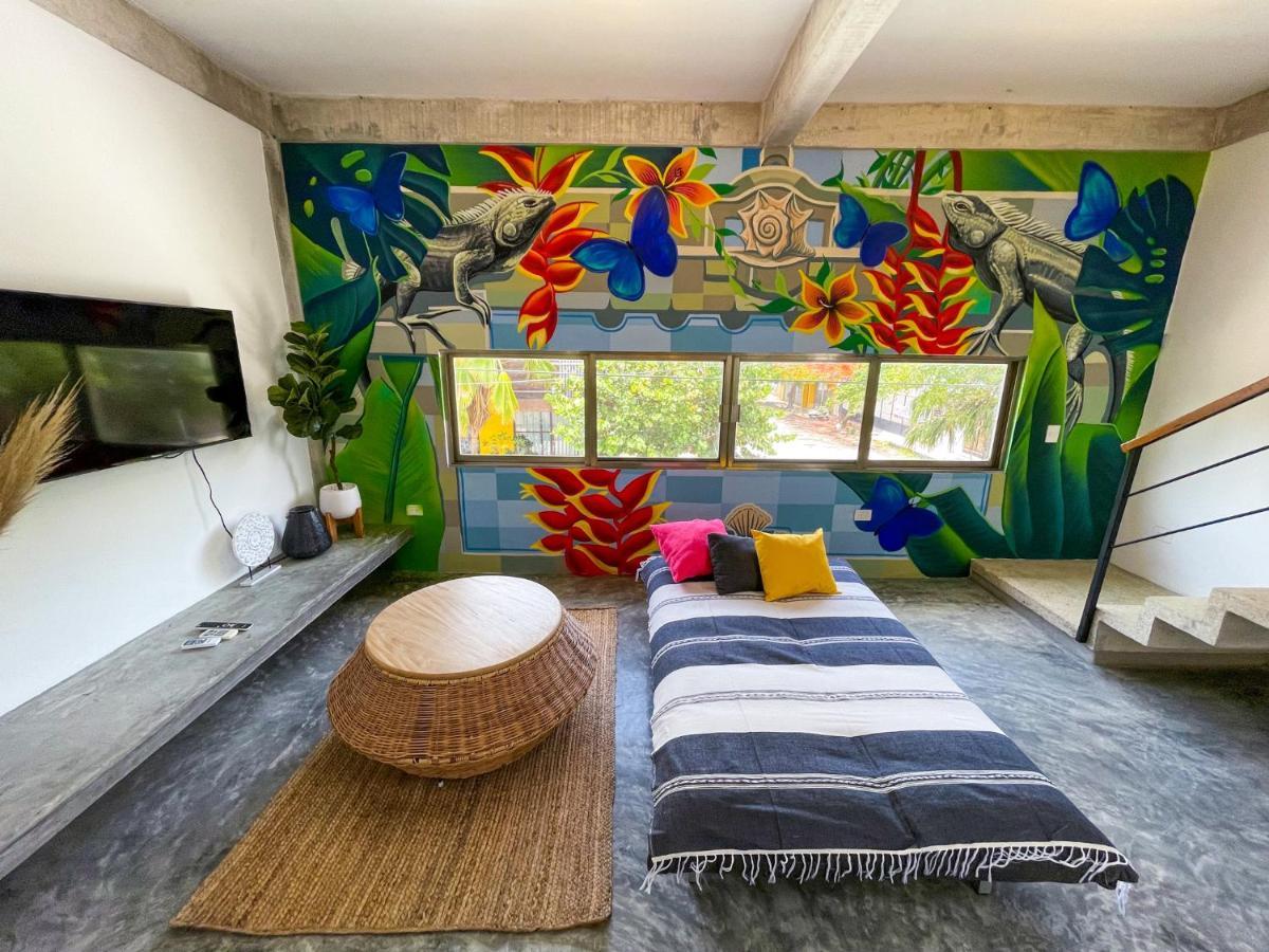 Katalox Jungle Lofts By Simply Comfort Tulum Centre Rooftop Patio & Pool Leilighet Eksteriør bilde